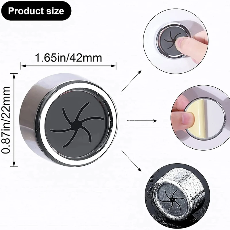 3-Pack Self-Adhesive Dishcloth and Towel Hanging Clips for Kitchen and Household Use