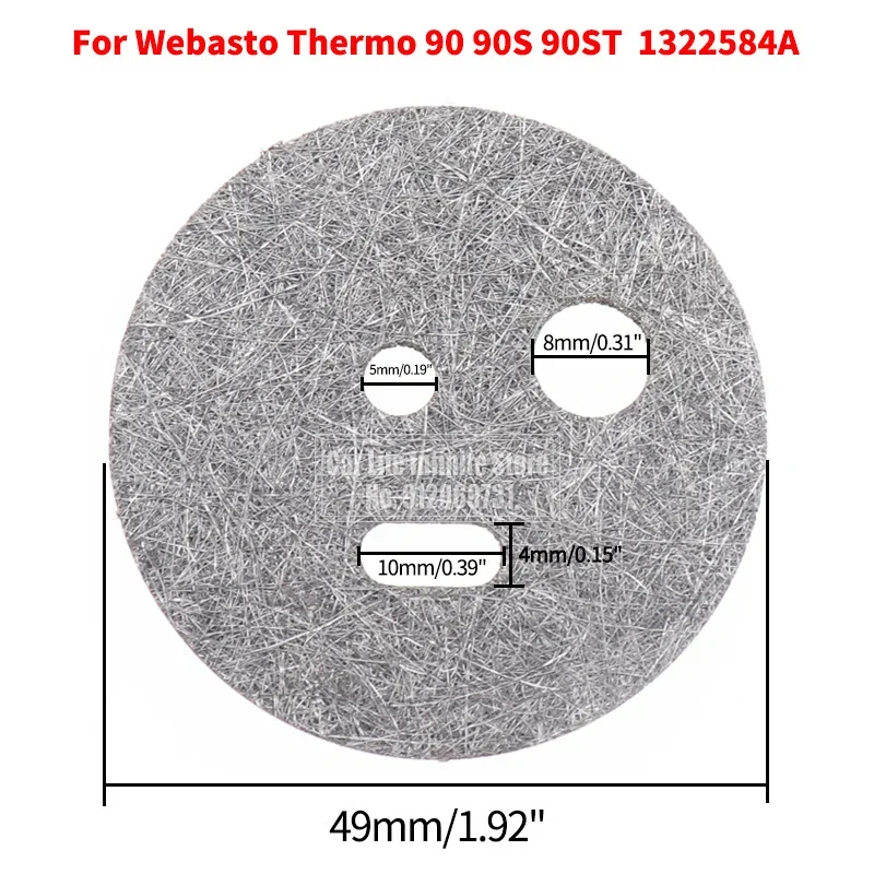 Webasto Thermo 90S 90ST 1322584A  ũ ޽ Ŷ, FeCrAl , 3 Ȧ, 49mm, 1 , 2 , 5 , 10 , 20 , 30 