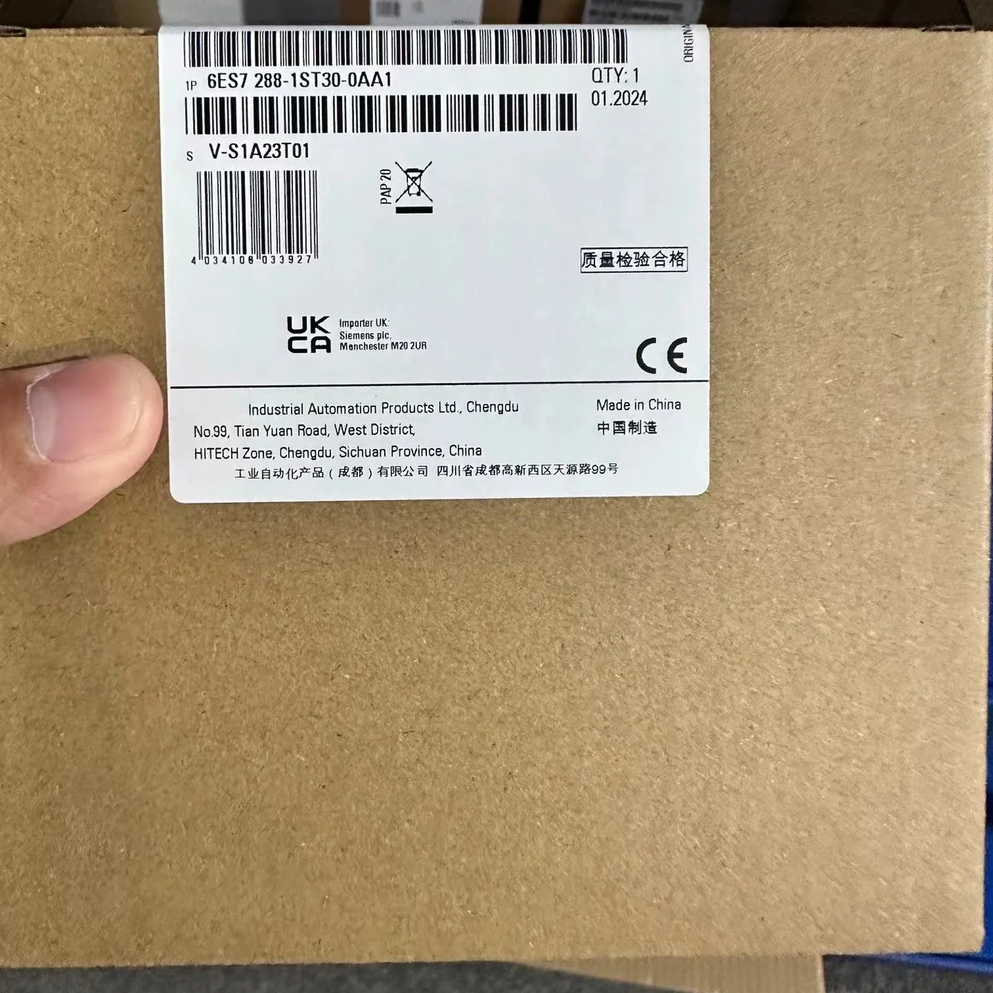 

100% brand new original 6ES7288-1ST30-0AA1