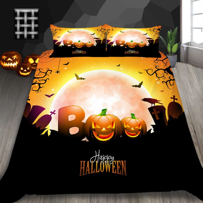 Autumn Pumpkin Halloween Bed Set