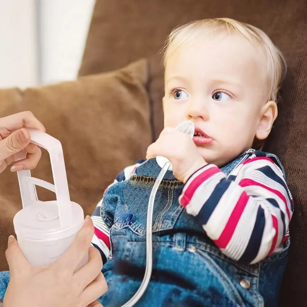 Congestion Relief Manual Toddlers Nasal Aspirator Removable Anti-backflow Mucus Cleaner Soft Silicone Nasal Irrigator Nasal Care