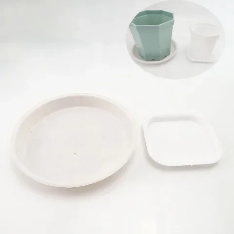 

Pot Holder Stand Round Square Shape Creative Saucer Home Garden Plastic Flower Planter Drip Trays Case Supplies C1