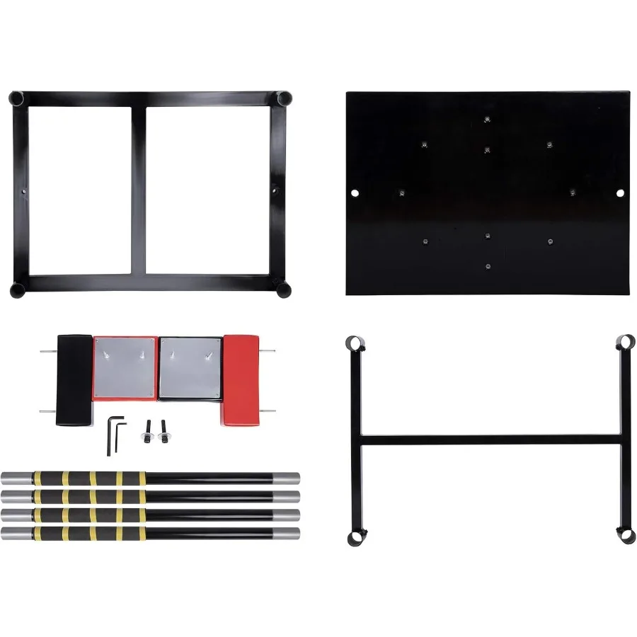 Professional Arm Wrestling Table Equipment, Competition Training Arm Wrestling Table, Used for Home Or Office Entertainment,Blac