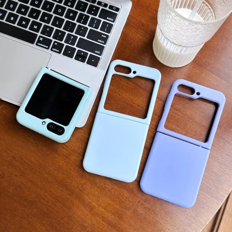 Colorful Matte Liquid Silicone Soft Case - Skin Friendly Folding Shockproof Cover