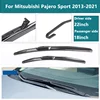Car Wiper Blade Blades For Mitsubishi Pajero Sport 2013-2021 22"+18" Windshield Windscreen Clean Rubber Silicon Cars Wipers 2