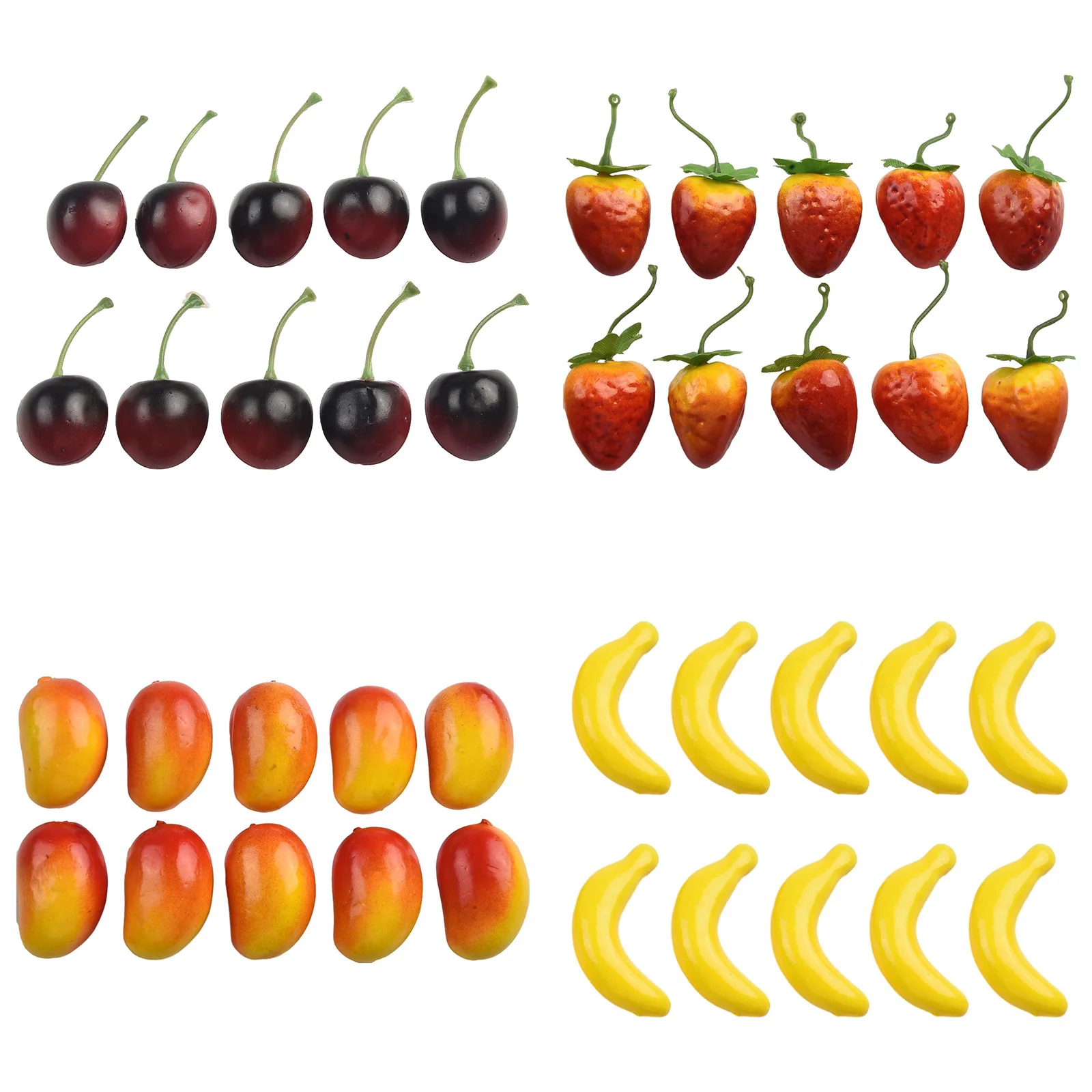 

Variety Artificial Fruits Plastic Fake Fruit Kitchen Table DIY Food Photography Props Fruit Shop Desktop Ornament Home Decor