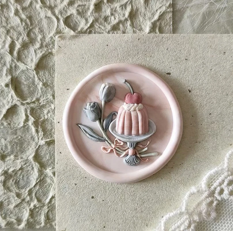 Fine Carving Fire Seal Stamp Multi-Layer Relief Copper Head Brass DIY Cute Handmade Invitation Envelope Cheap Teaching Stamp