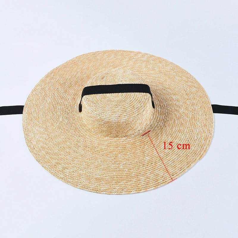 USPOP جديد النمط الفرنسي خمر الضحلة تاج القش القبع...