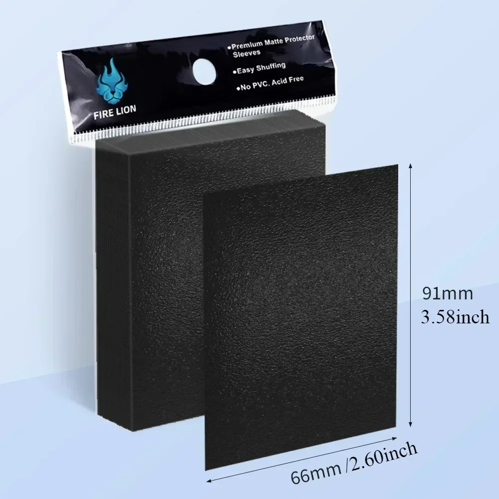 Card Sleeves Top Loaders 66*91mm Trading Cards Penny Soft Baseball Card Protectors 100 Counts Fit for MTG Yugioh