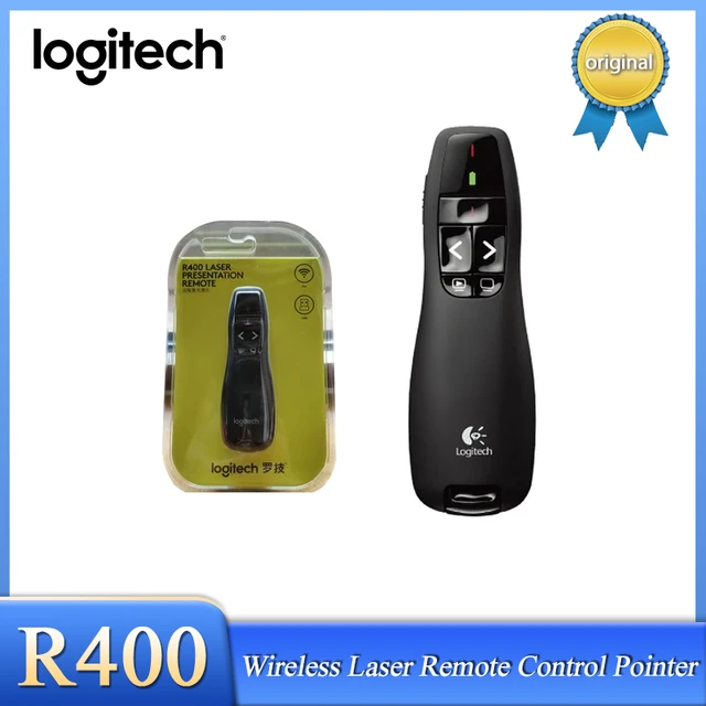 Original Logitech R400 Wireless Usb Laser Pointer Ppt Remote Control  Pointer Pen For Powerpoint Presentation Teaching - Mouse - AliExpress