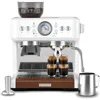 Machine with Grinder, Coffee and Espresso Maker Combo All in One Coffee Machine, 20 Bar Cafe Espresso Machine with Milk Frother 1