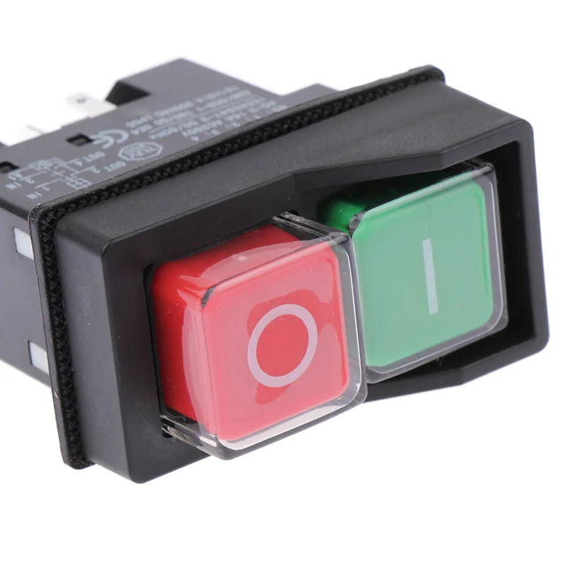 KEDU Electromagnetic Pushbutton Switches Waterproof Industrial Push Button Control Switches KJD17B Electromagnetic Switches Europ