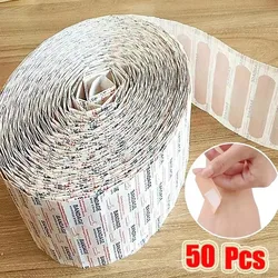Waterproof Breathable Adhesive Bandage Strips - PE Material Wound Plasters - Multi - Pack Options (50pcs)