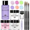Nail Acrylic Powder and Liquid Monomer Set Acrylic Nail Kit for Nails Extension Acrylic Dipping Powder 3D Flower Carving Tools 1