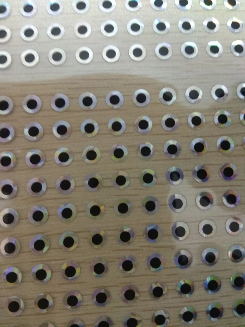 2mm 3mm 4mm 5mm 6mm 7mm 8mm 9mm 10mm 12mm 13mm 14mm 15mm 16mm 18mm 19mm 20mm Silver 2D Flat Sticker Fishing Lure Eyes Jigs eyes 2