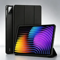 Universal Tablet Case Tri - Fold Stand Flip Smart Cover, 11.2 - Inch (SZ - Jet Black)