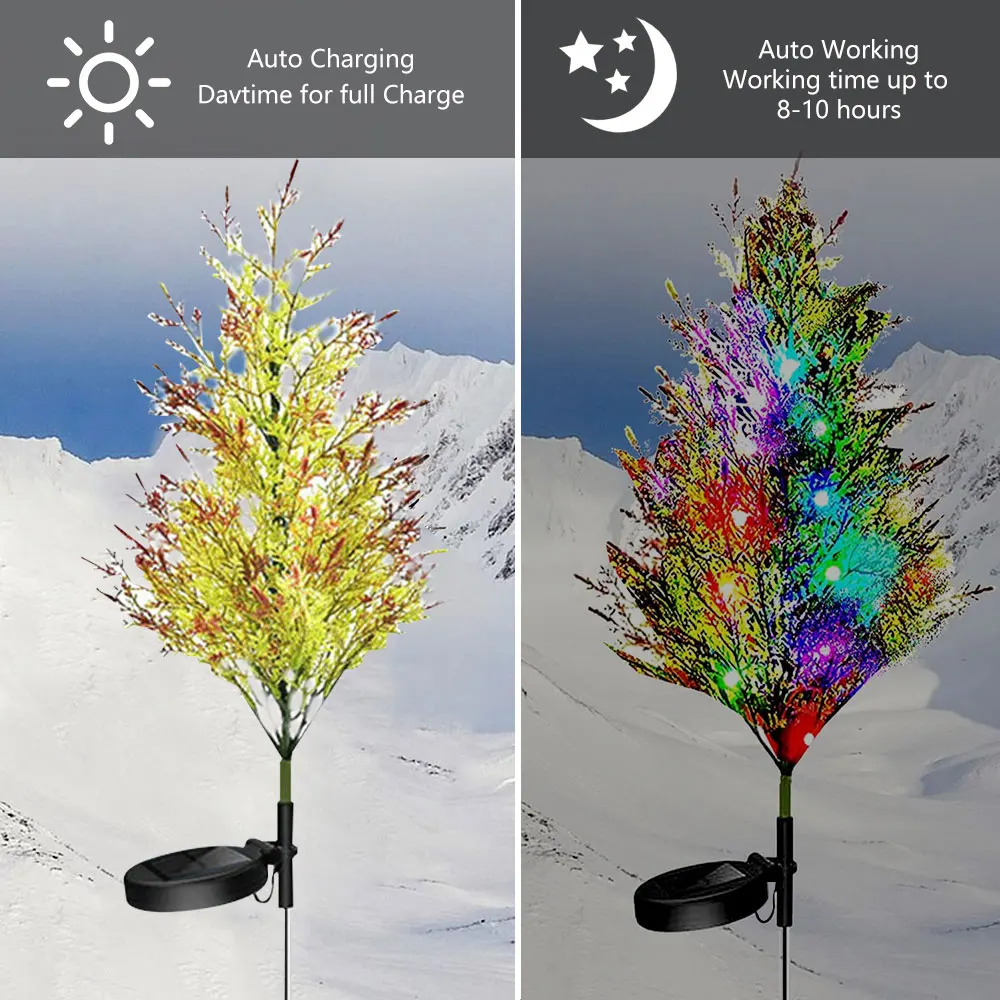 (🎄Early Christmas Sale🎄 – 40% Off) Solar Garden Christmas Tree Light