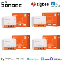SONOFF ZBMINI L2 Zigbee Smart Switch Mini L2 Zigbee ZBMINIL2 No Neutral Wire Two-Way Control Required 1-Gang  Alexa Google Home
