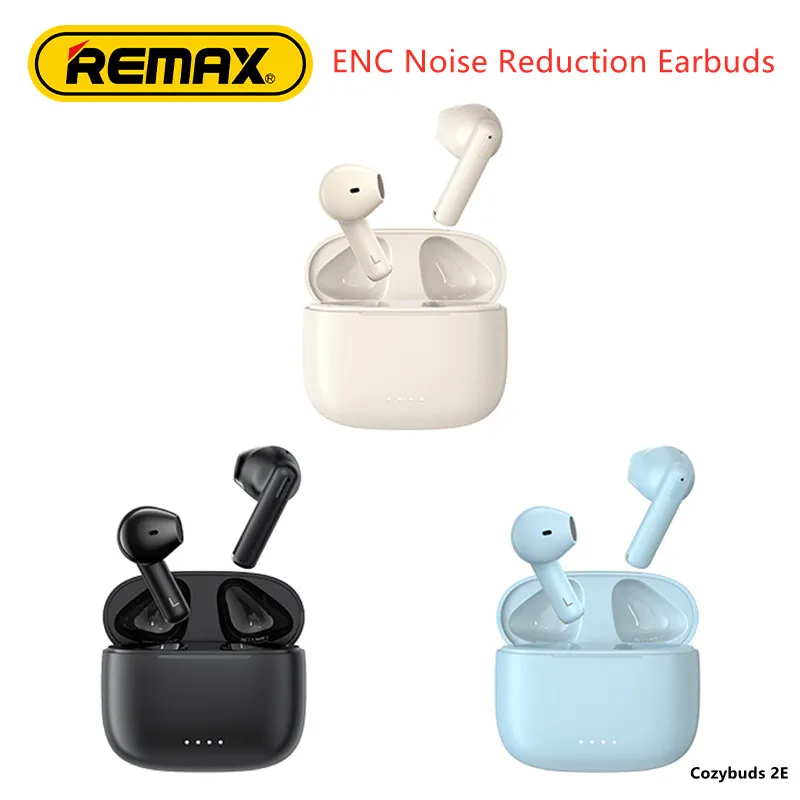 

Remax ENC True Wireless Earbuds for Music and Call Noise Reduction Super Capacity Comfortable Fit Bluetooth 5.3 Earphone