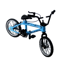 Miniature Dollhouse Bicycle - DIY Assembly Toy (Blue)