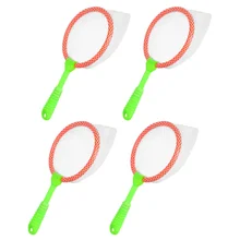 

LIOOBO 4pcs Children's Plastic Large Fishing Nets Durable Kids Bug Catcher Nets Insect Collecting Net Bath Adventure Tool