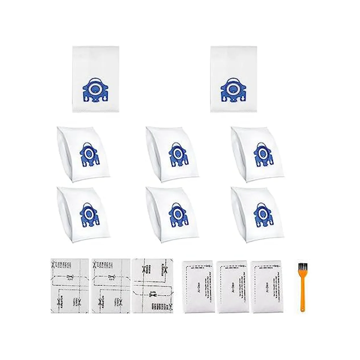 Filter Bags for Miele AirClean GN Vacuum Replacement Bags for Miele