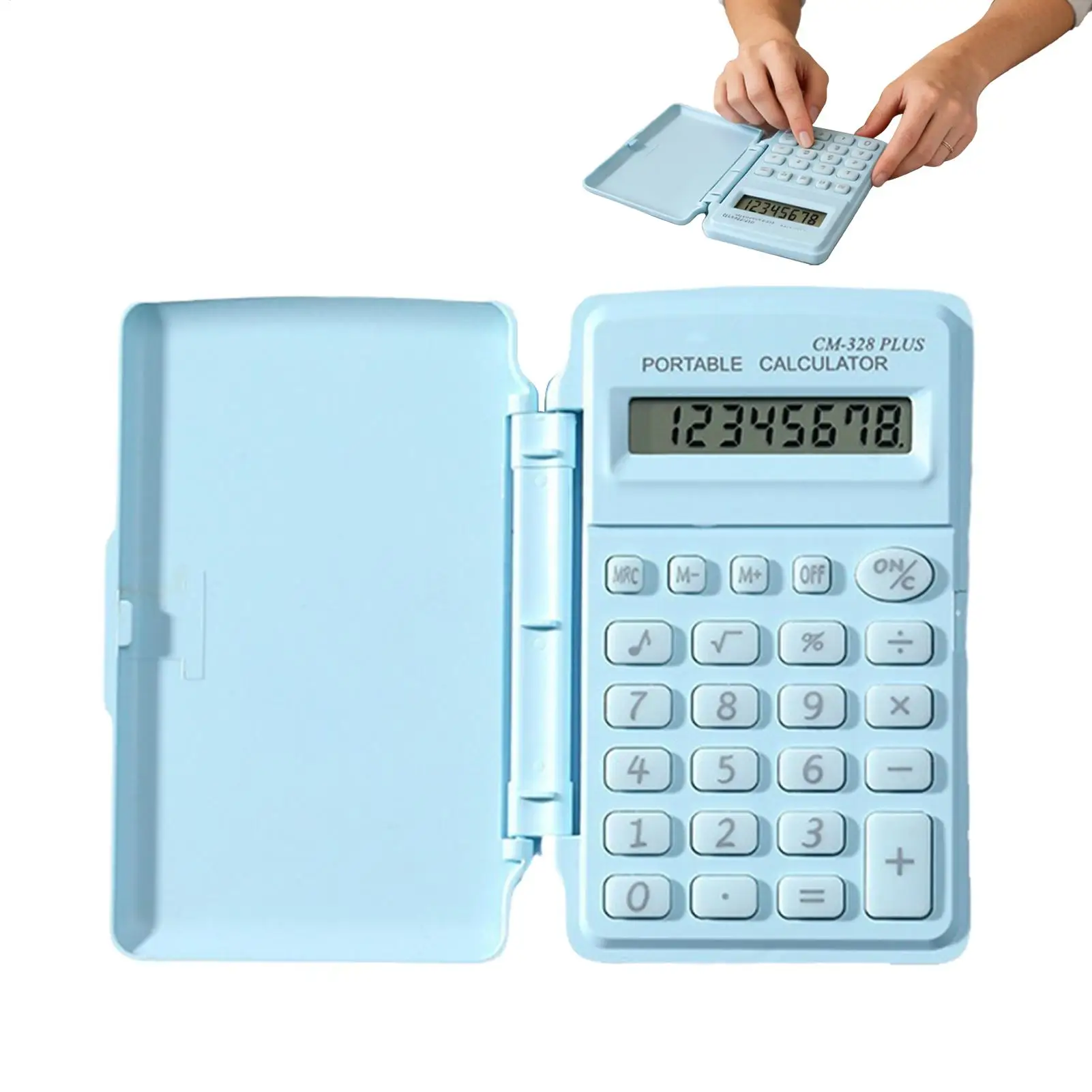 Scientific Calculator with LCD Notepad Small Cute Silent Portable Calculator Back To School Supplies Students Calculation tools - 2