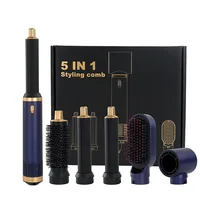 5 en 1 sèche-cheveux brosse peigne chaud ensemble professionnel fer à friser lisseur de cheveux outil de coiffure pour sèche-cheveux professionnel 6