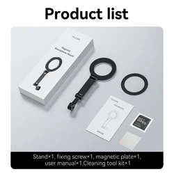 TELESIN Magnetic Smartphone Stand with Two - Claw Adapter (As show)