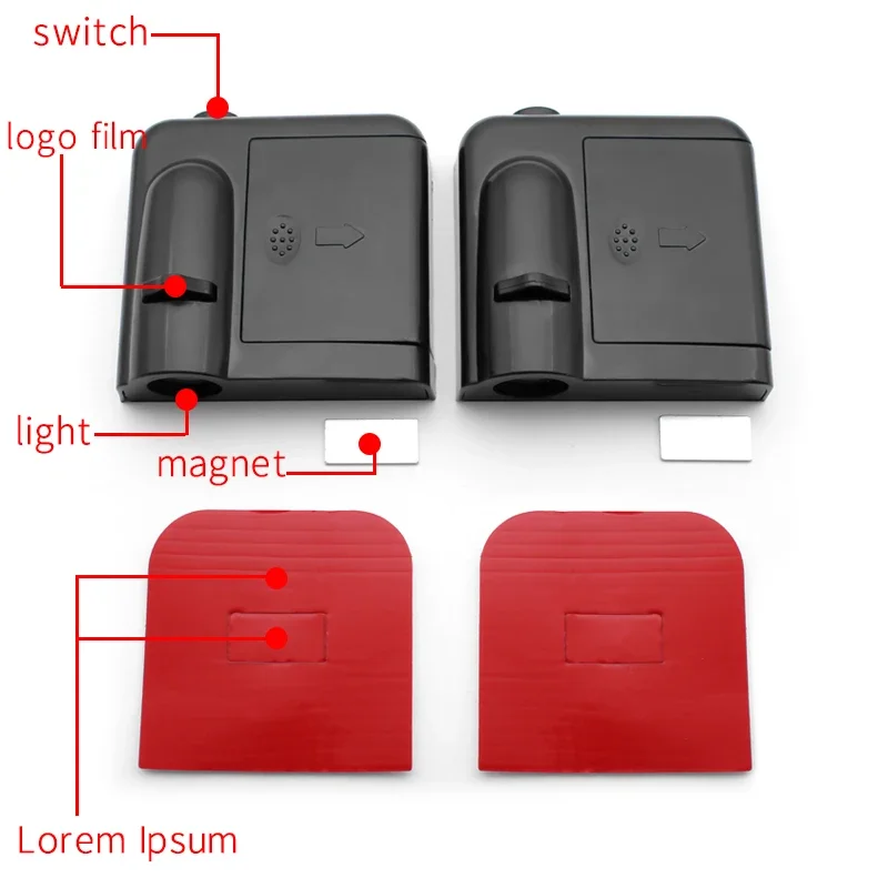 Car Welcome Light Led Door Light Projector Lamp For Skoda Vision-E 440 Felicia Kamio Fabia Octavia Scala Car Accessories