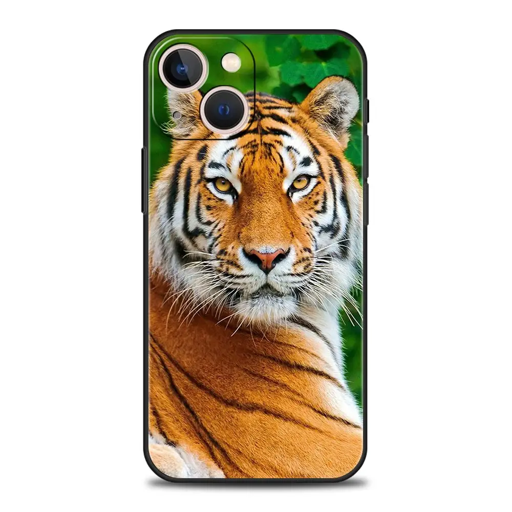 Lion & Tiger Luxury Silicone Phone Case - Shockproof Design