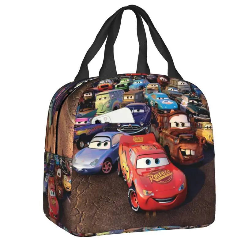 

Мультяшная Изолированная автомобильная сумка для ланча Pixar для открытого пикника, многоразовый охладитель, термоконтейнер для ланча, Женский пищевой контейнер, сумки-тоуты