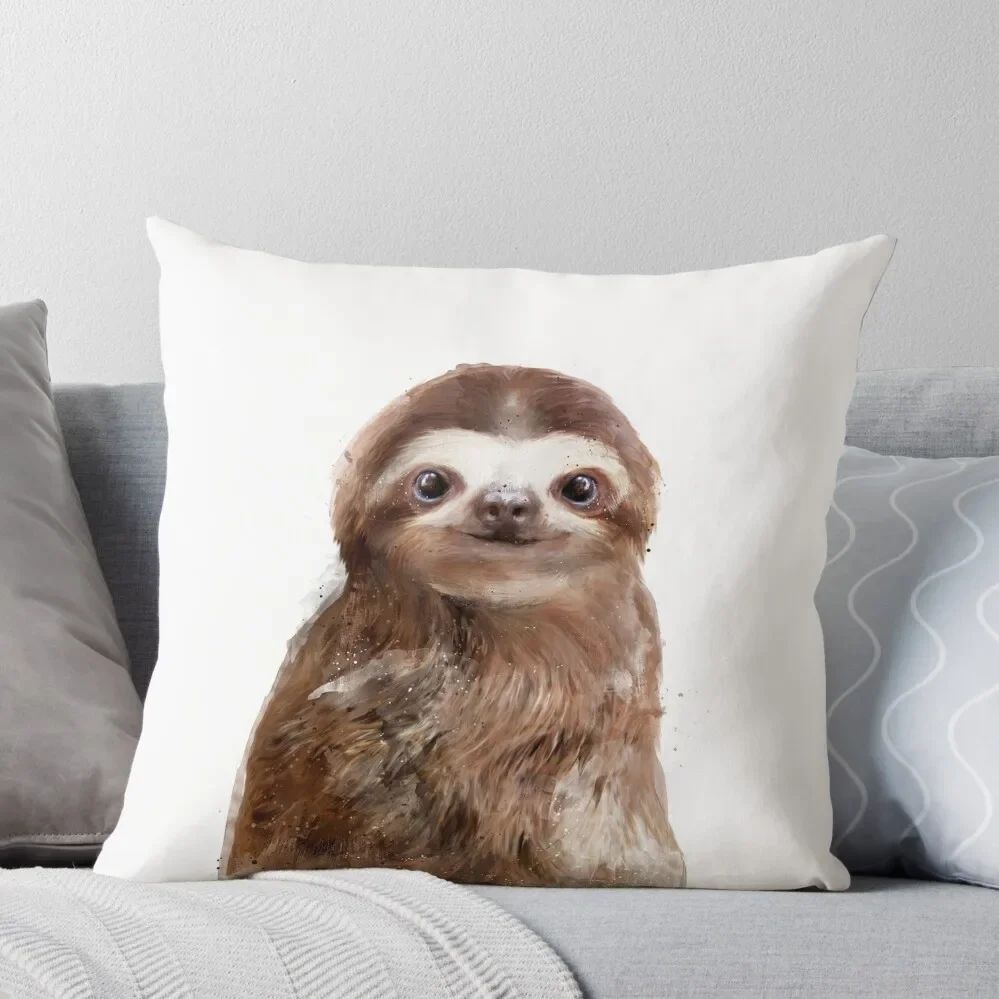 

Little Sloth Throw Pillow pillow cover christmas luxury sofa pillows Decorative Cushions Sofas Covers