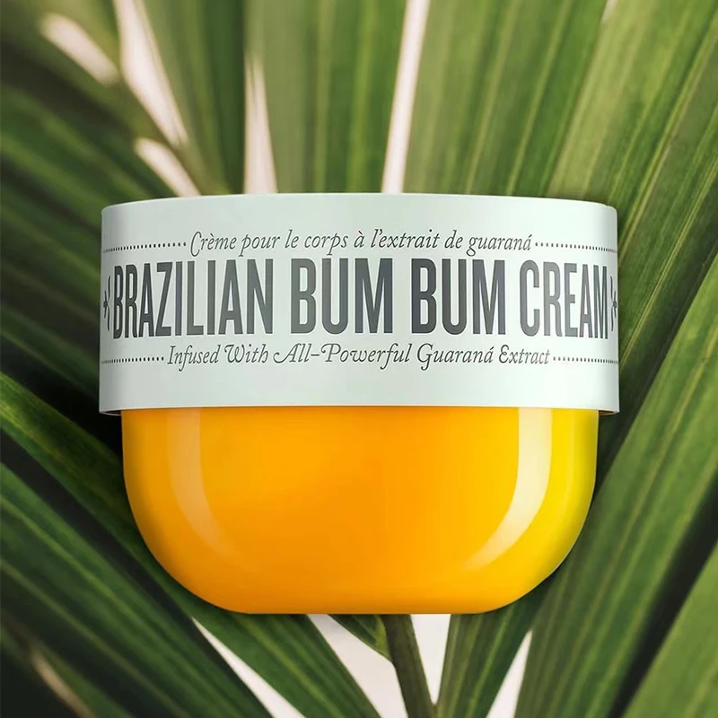 New Brazilian Bum Bum Cream Hip Buttock Care Cream Moisturizing Firming Body Massager Gel Vanilla Floral Butt Care Body Paste