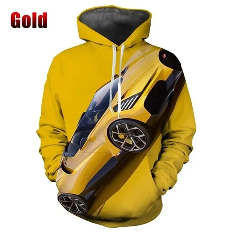 thumbnail image 1 of Sudadera con capucha con estampado 3D de la serie Super Car para hombre, sudadera holgada de gran tamaño a la moda, sudaderas para hombres, 1 of 4
