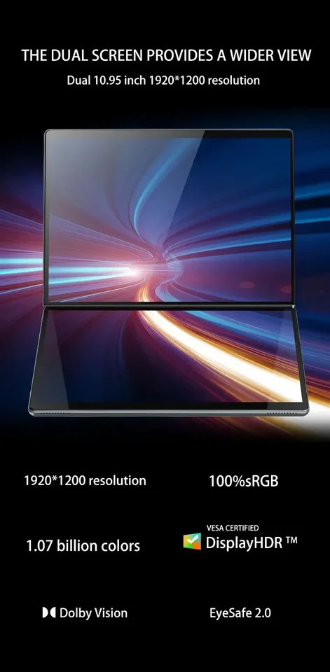 ノートブックSZBOX-DS18デュアルタッチスクリーン,10.95インチ,Intel