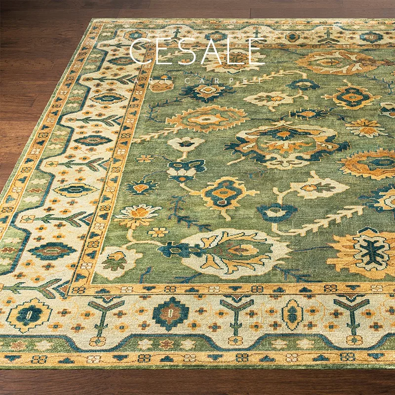 Retro Living Room Carpet French Luxury Bedroom Plush Rugs Fashion Home Large Area Sofa Coffee Table Floor Mats Ковер Tapete 러그 - Image 2