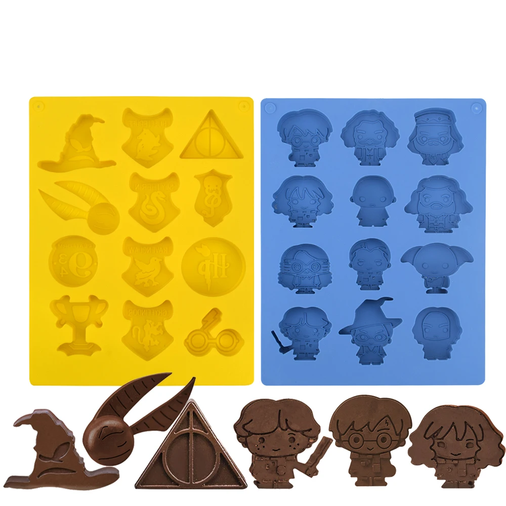 Chocolate Mold 3D Movie Cartoon Character Chocolate Mold DIY Creative Fondant Biscuits Mousse Mould Cake Decorating Tools Baking Accessories