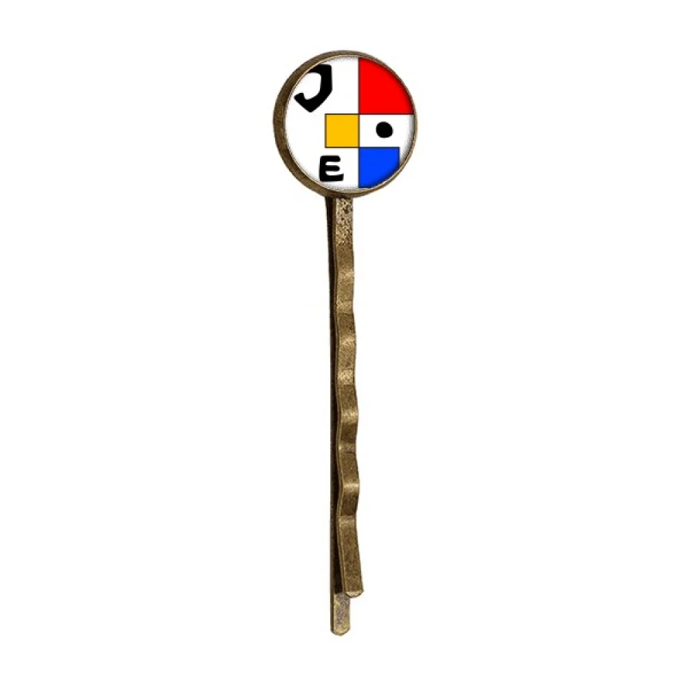 

America President Person Joe Colorful Square Retro Metal Hair Bobby Pin Headwear