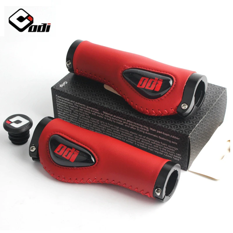 ODI Grip Ergonomics Bike Grips Soft Leather Bicycle Handlebar Cuffs