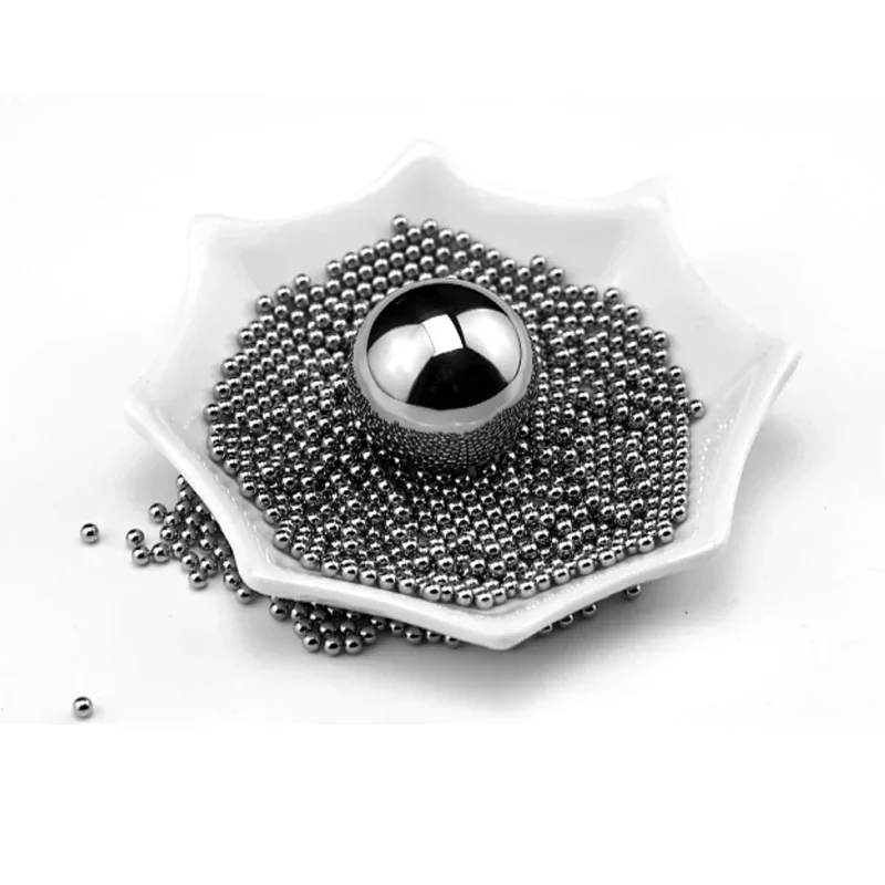 

201 Stainless Steel Solid Ball Steel Ball Small Pellet Slingshot Marbles Round Smooth Slides Ball Dia 2.38mm ~ 20mm