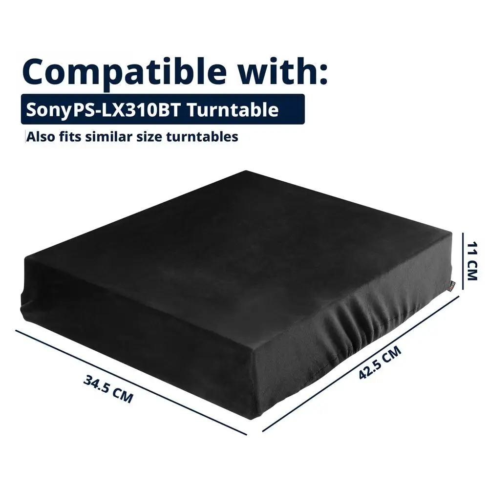 PS-LX310BT 먼지 커버 턴테이블 보호 방진 스판덱스 울트라 소프트 패브릭 보호 케이스