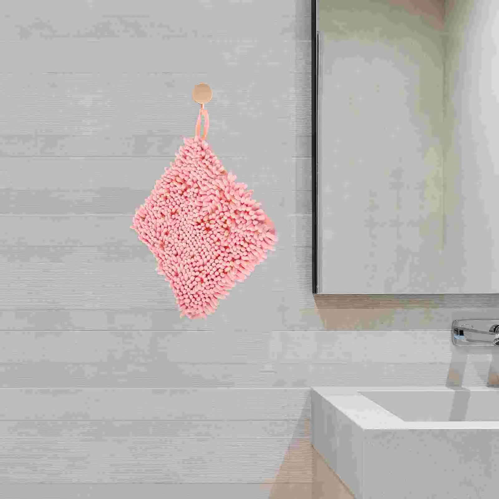 

Hand Towels for Bathroom Hanging Water Absorption Towels with Loop Absorbent Kitchen