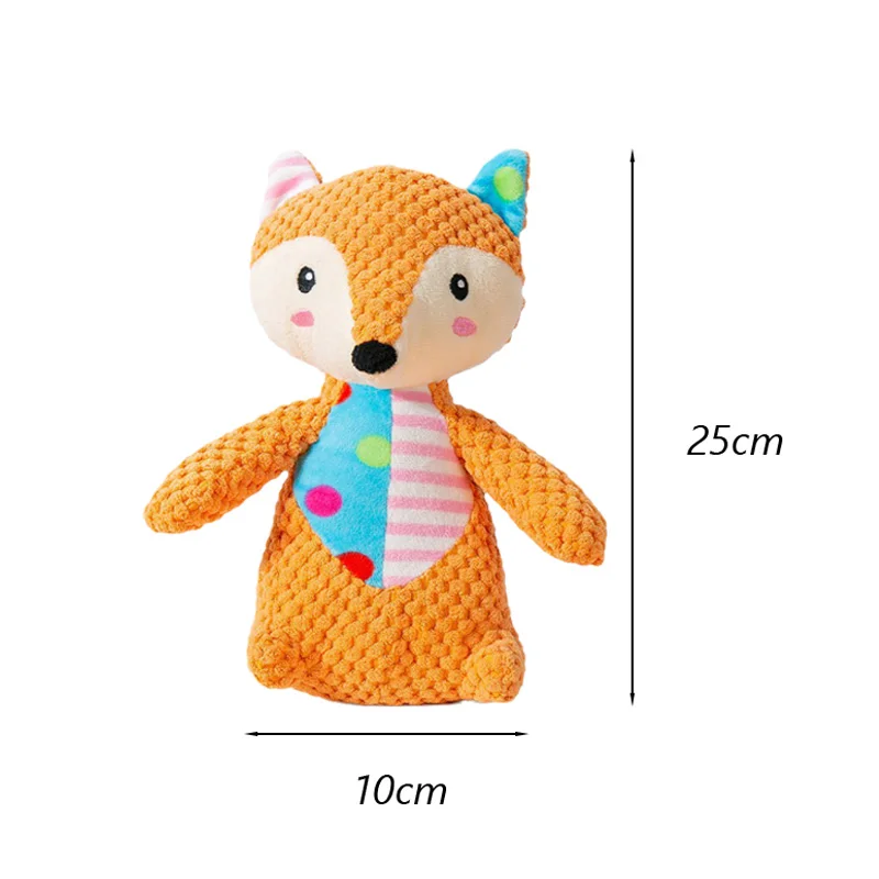 Adorable Plush Squeaky Chew Toys for Small Dogs - Teeth-Cleaning Pet Accessories