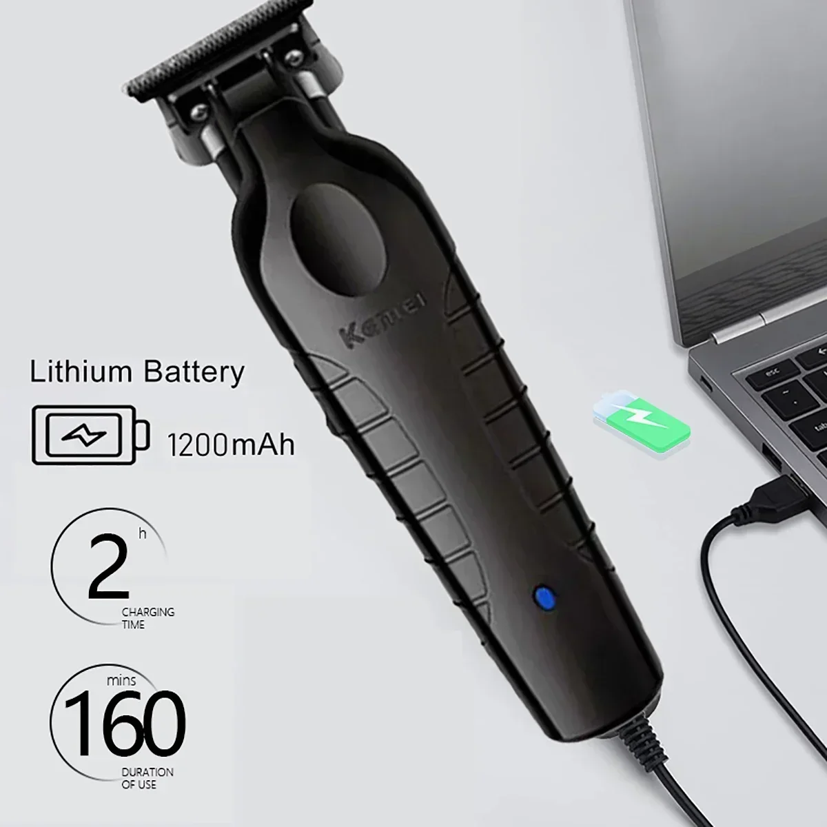 Kemei KM-2299 Hair Trimmer Machine Men's Haircut Machine Hair Clipper Professional Cutter Hair Cutting Machine Clipper - Image 3