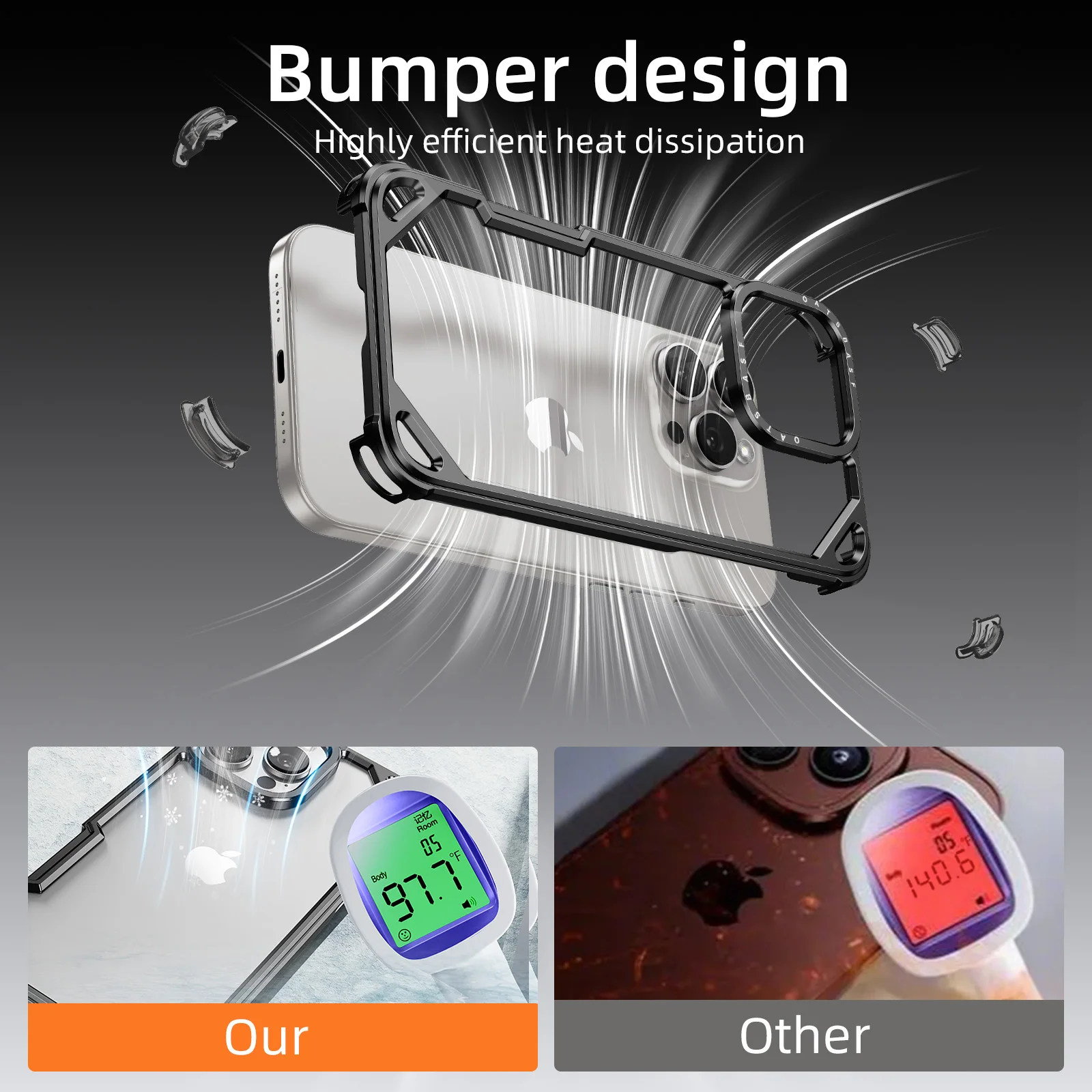 Eary Metal Frameless Phone Case for iPhone 16 15 Pro Max Aluminum Alloy Slim Bumper Drop Proof Shell Shockproof Protective Cover