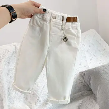 Kids' Cotton Elastic Waist Pants 1