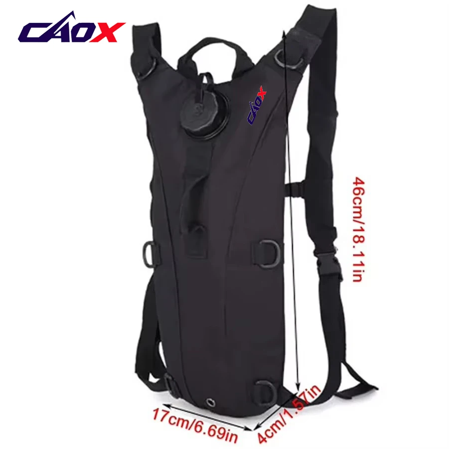 CAOX 3L 전술 물병 방수 야외 스포츠 배낭 여행 사이클링 등산 편리한 스포츠 물 주머니