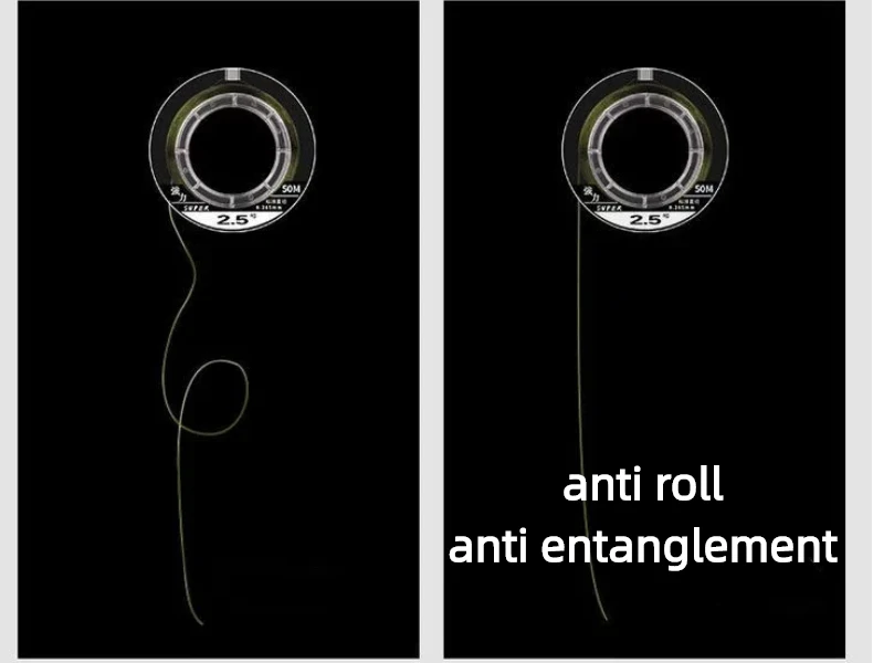 Spezielle 50m Nylon Angelschnur profession elle Angel köder Original Draht echte Mainline Tippet starke Zugkraft Angelschnur – Detail 9