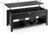 Lift Top Coffee Table, Wood Home Living Room Modern Lift Top Storage Coffee Table w/Hidden Compartment Lift Tabletop Furniture 3